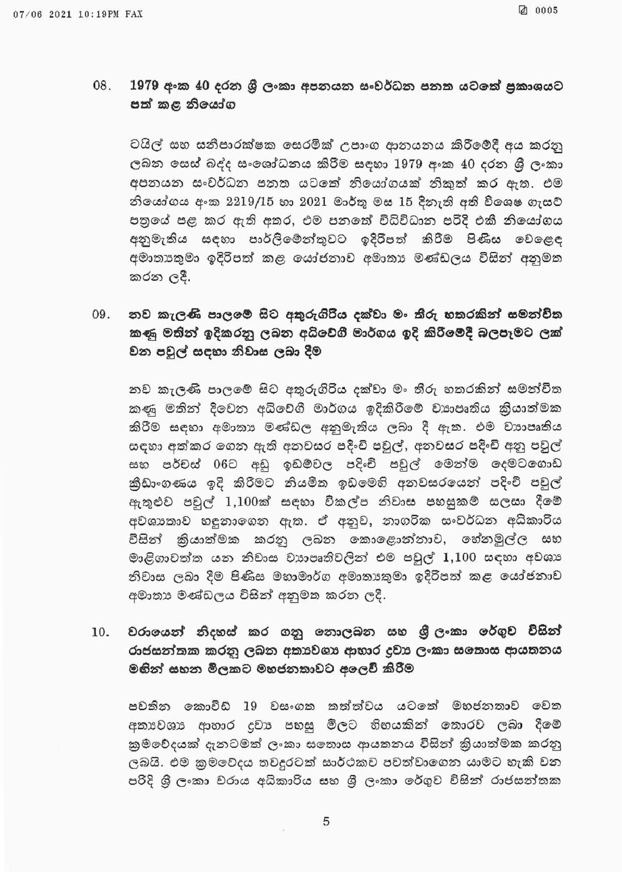 Cabinet Decisions on 07.06.2021 page 005