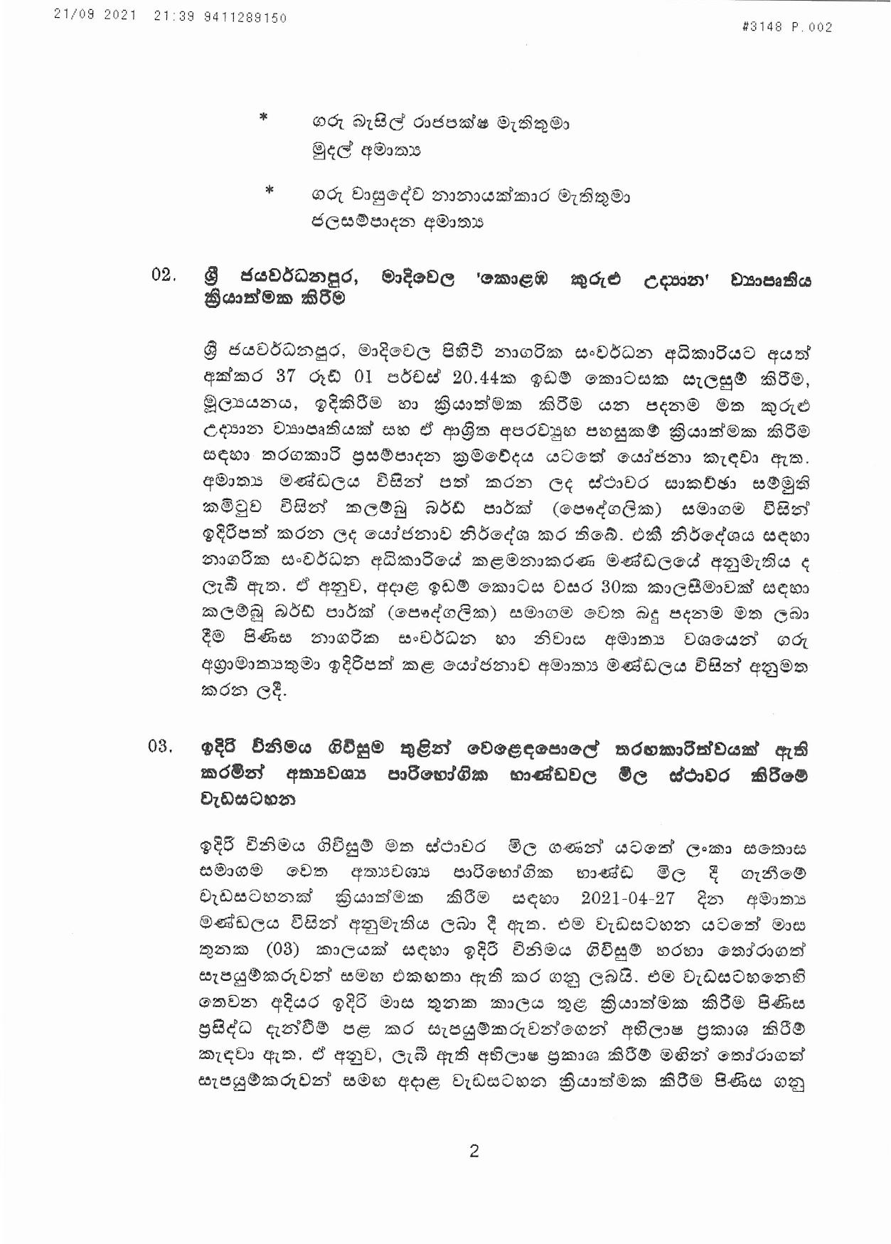 Cabinet Decisions on 21.09.2021 page 002