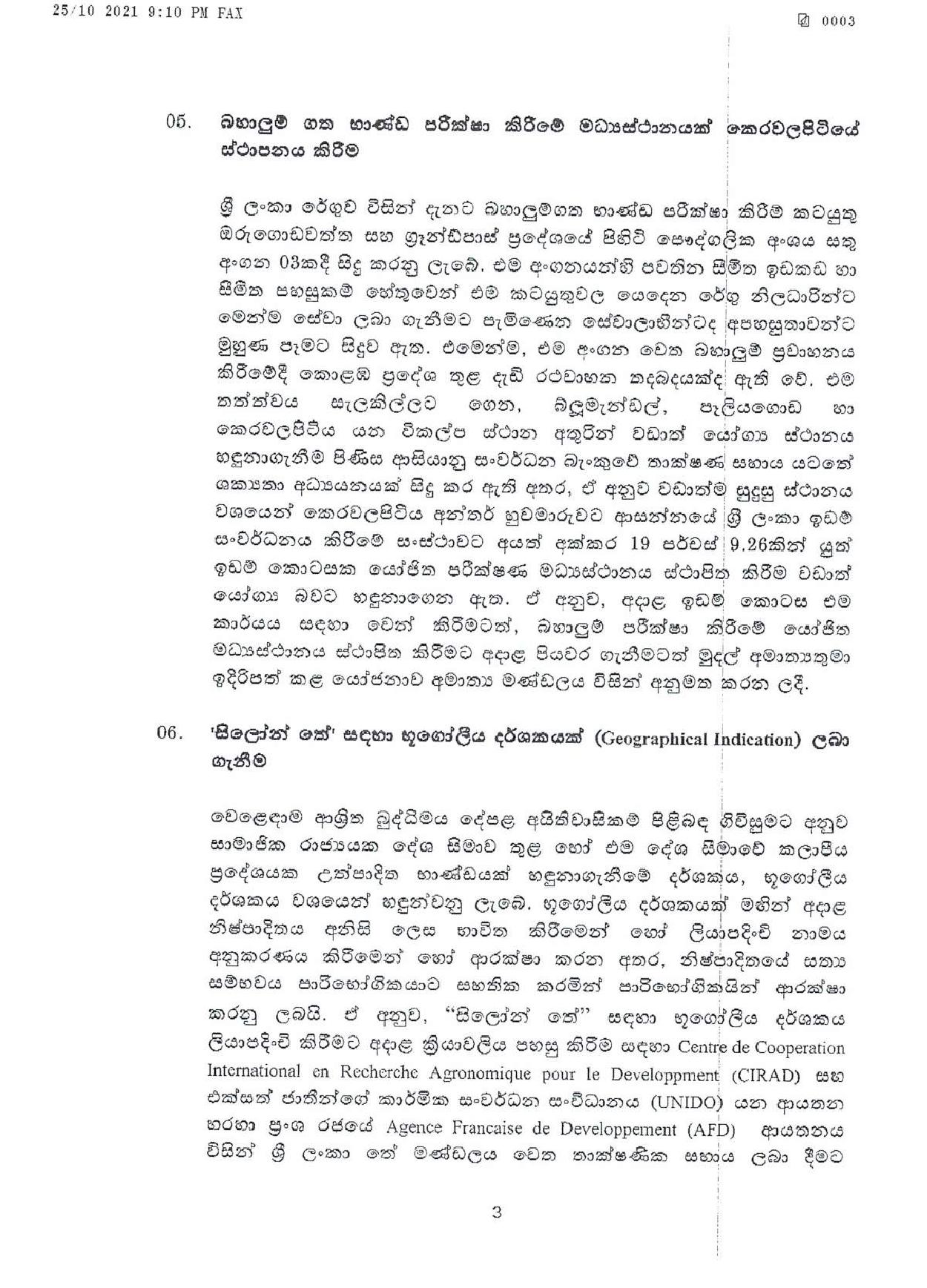 Cabinet Decisions on 25.10.2021 page 003