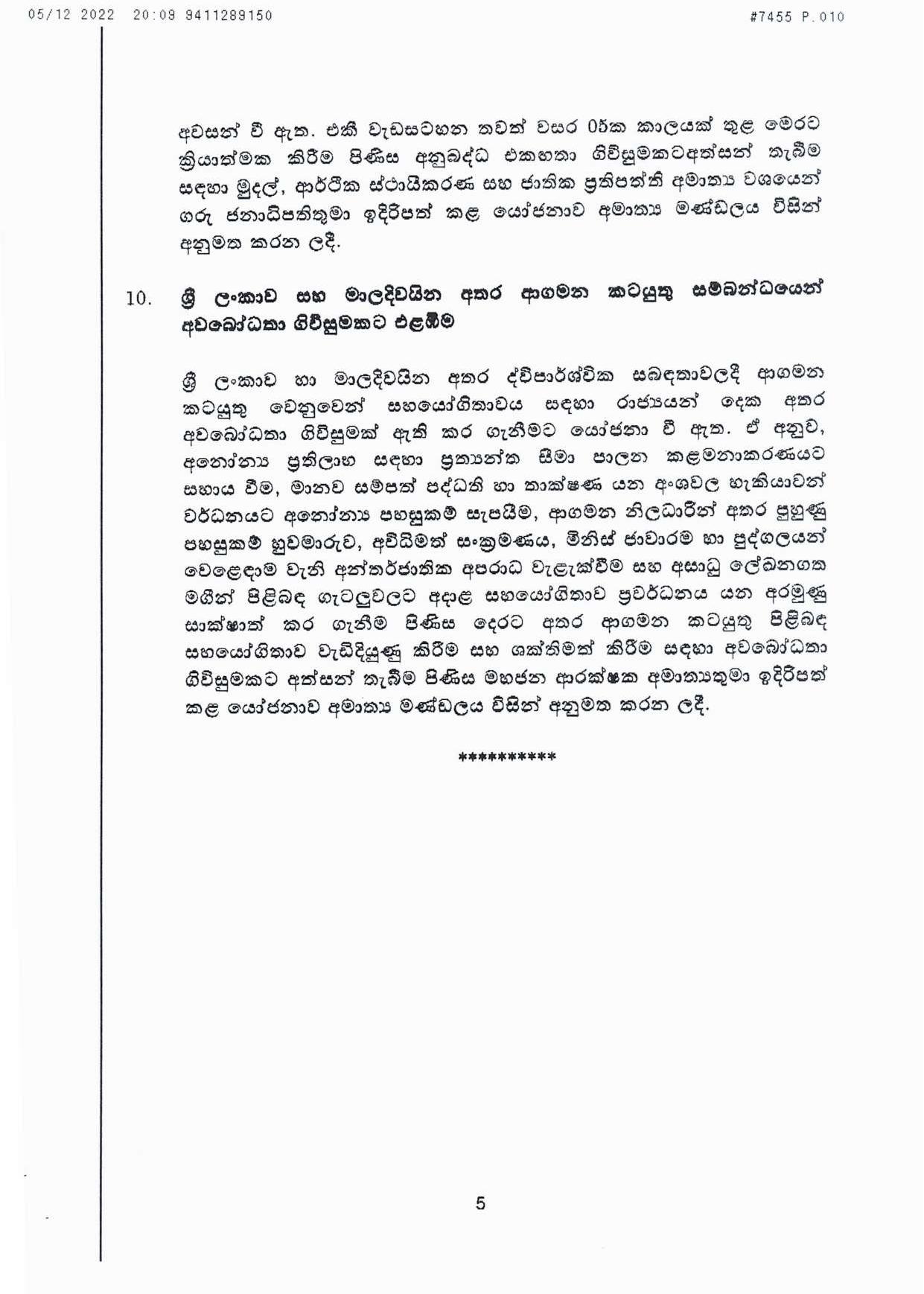 Cabinet Decisions on 05.12.2022 page 005