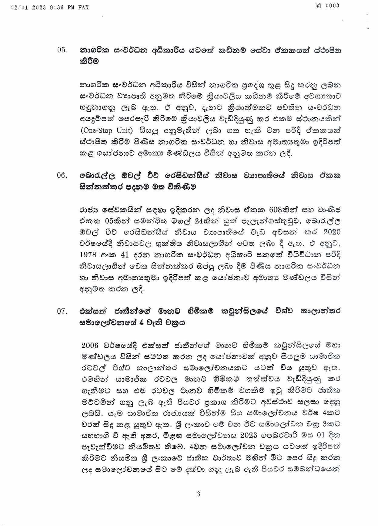 Cabinet Decision on 02.01.2023 page 003