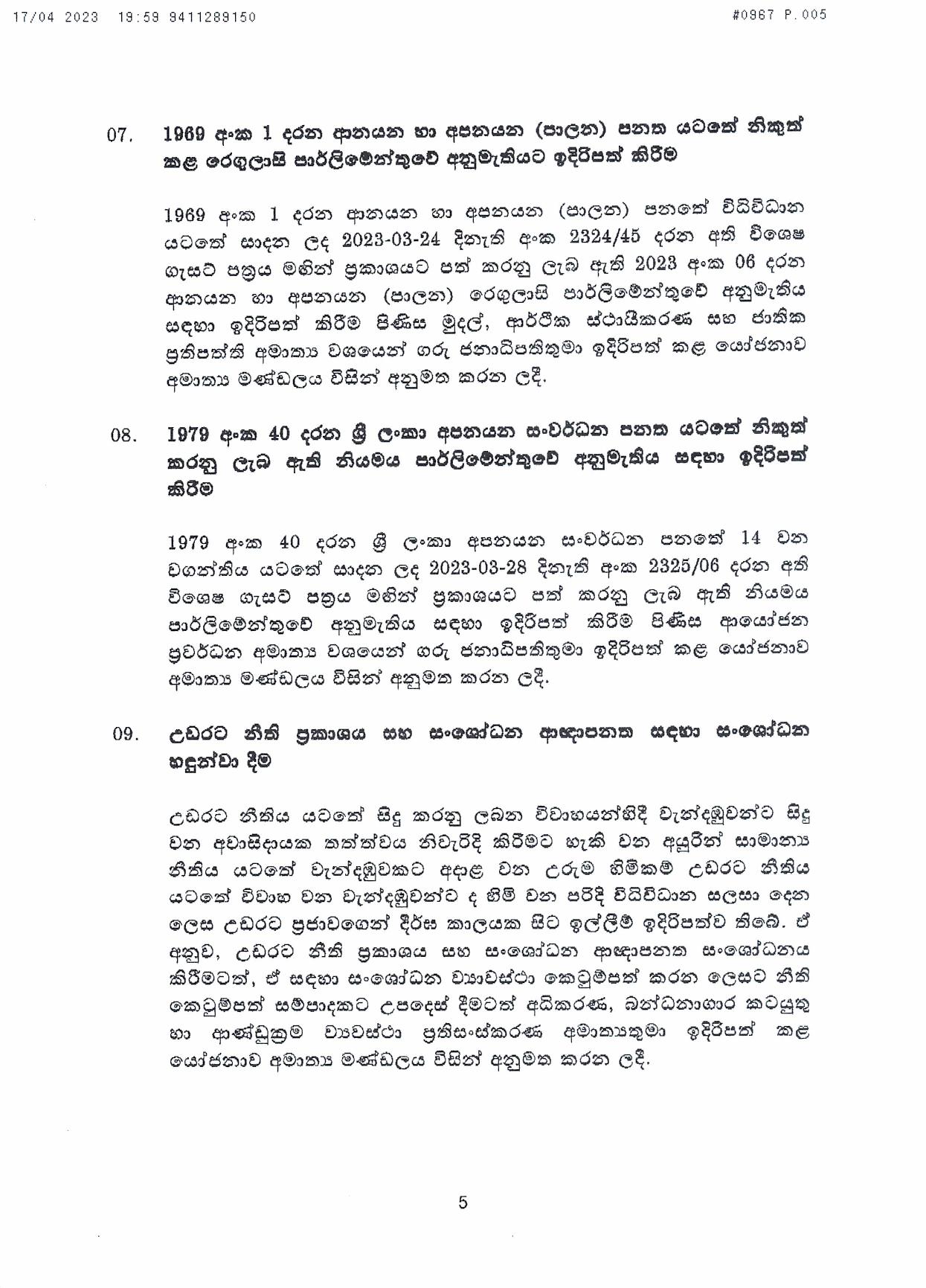 Cabinet Decisions on 17.04.2023 page 005