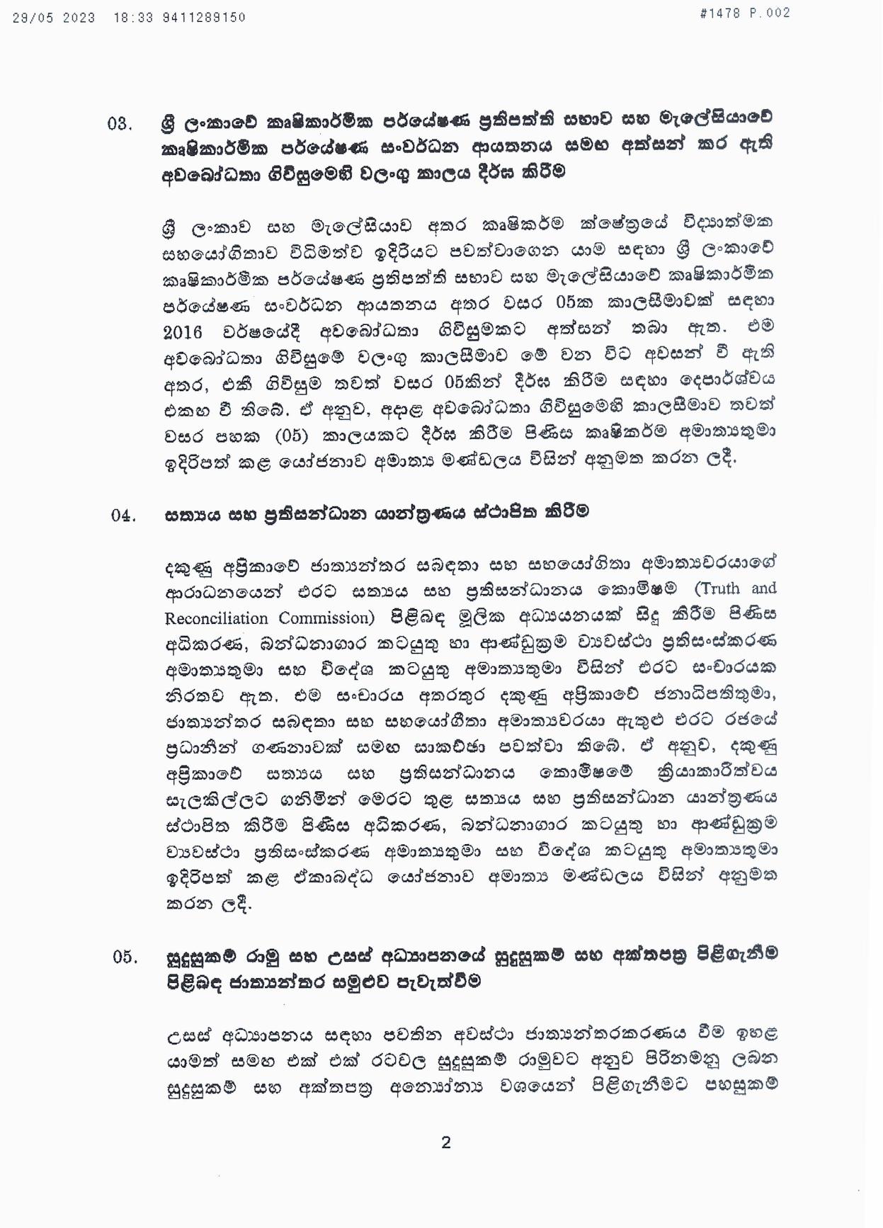 Cabinet Decisions on 29.05.2023 page 002