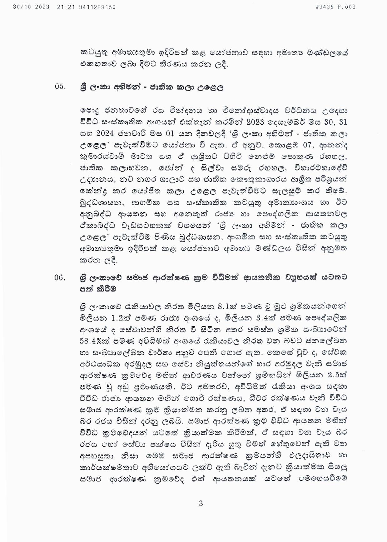 Cabinet Decisions on 30.10.2023 page 003