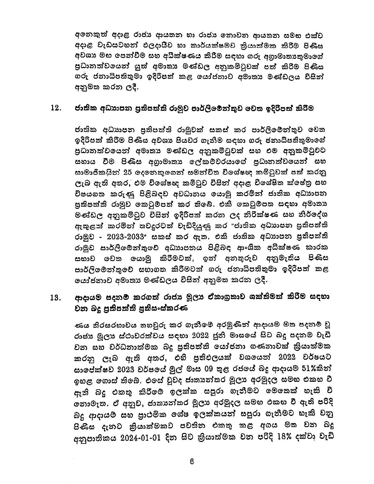 Cabinet Decisions on 30.10.2023 page 006