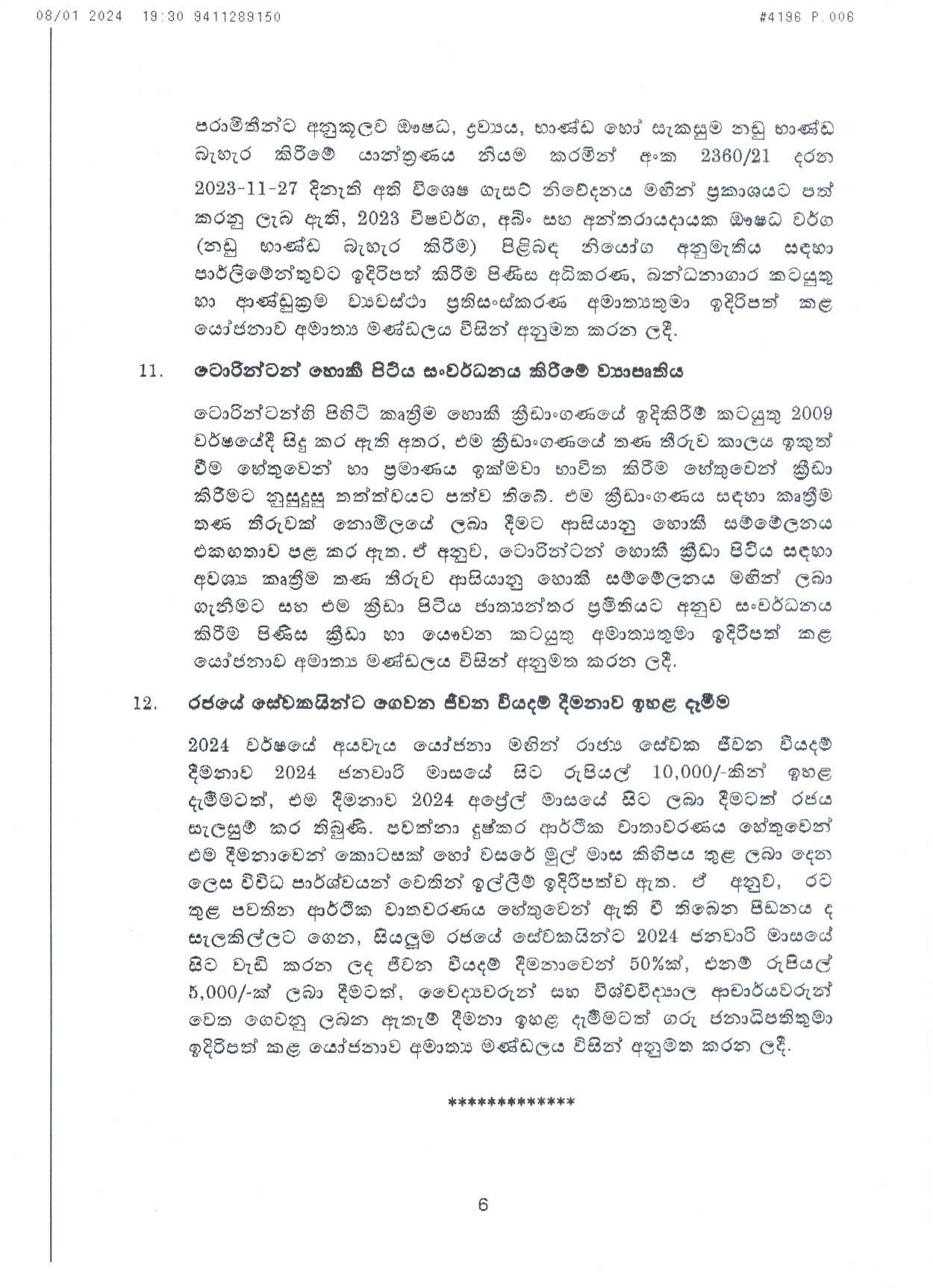 Cabinet Decision on 08.01.2024 page 006