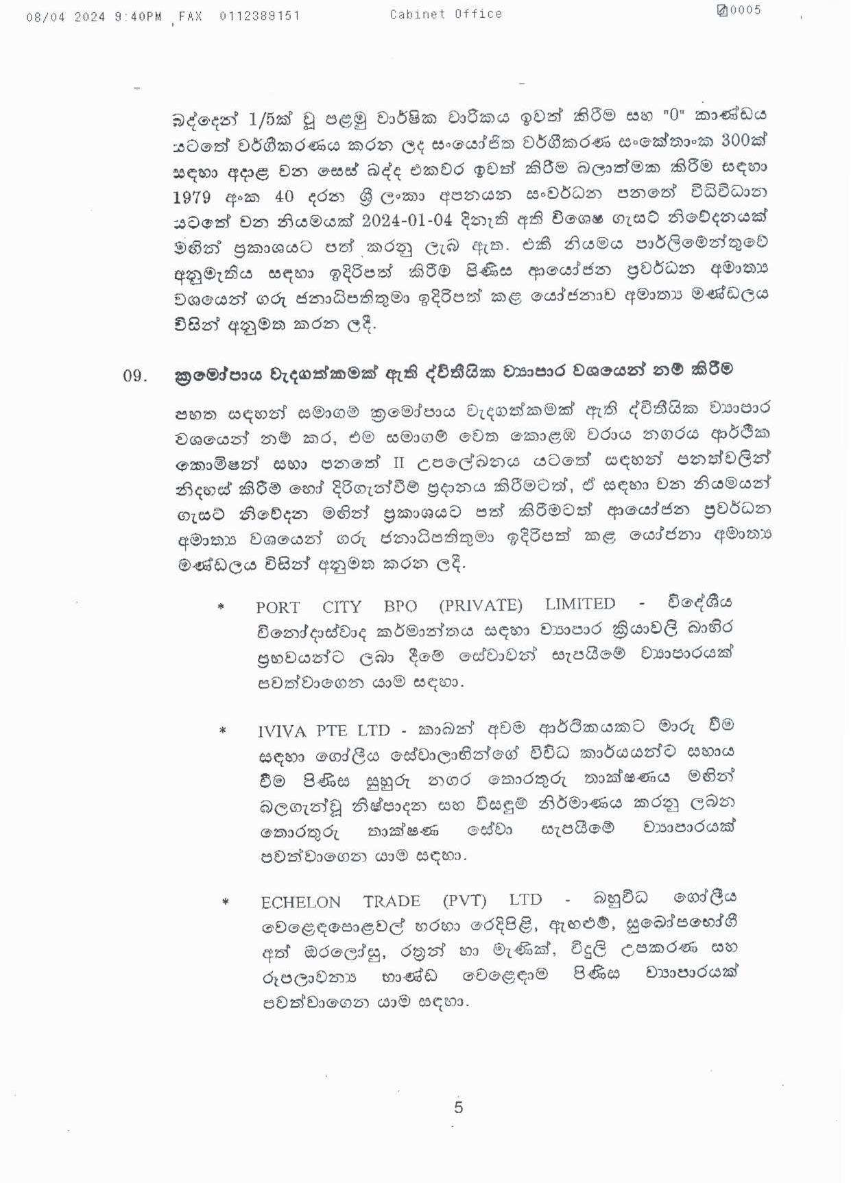 Cabinet Decision on 08.04.2024 page 005