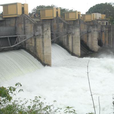 Udawalawe Sluice gate Opening